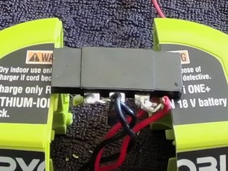 Terminal block with wires soldered